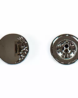 Кнопка альфа, омега 18мм цветной металл арт. ПРС-1529-2-ПРС0031909