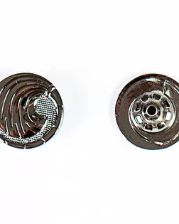 Кнопка альфа, омега 20мм цветной металл арт. ПРС-1540-2-ПРС0031936
