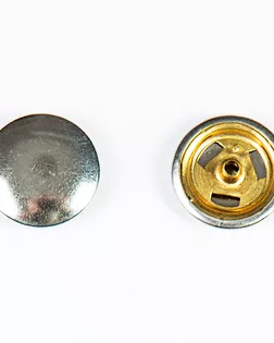Кнопка альфа, омега 18мм цветной металл арт. ПРС-1559-1-ПРС0032001