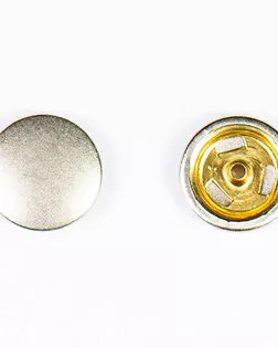 Кнопка альфа, омега 18мм цветной металл арт. ПРС-1559-2-ПРС0032002