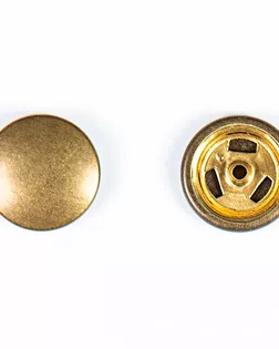 Кнопка альфа, омега 18мм цветной металл арт. ПРС-1559-4-ПРС0032004