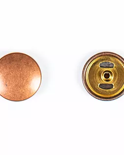 Кнопка альфа, омега 18мм цветной металл арт. ПРС-1559-5-ПРС0032005