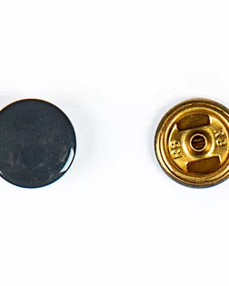 Кнопка альфа, омега 15мм цветной металл/эмаль арт. ПРС-1387-12-ПРС0032103