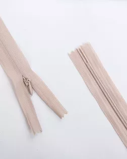 Молния потайная бежевый 50см нейлон арт. ПРС-1389-7-ПРС0032368