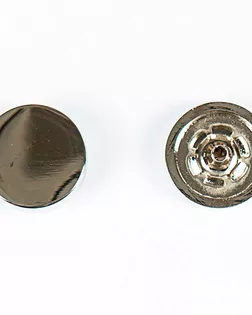 Кнопка альфа, омега 18мм цветной металл арт. ПРС-1674-1-ПРС0032525