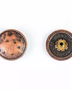 Кнопка альфа, омега 22мм цветной металл арт. ПРС-1737-4-ПРС0032824