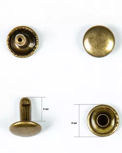 Хольнитен сумочный латунь 9мм металл арт. ПРС-1405-6-ПРС0032934