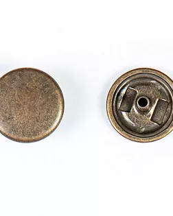 Кнопка альфа, омега 17мм металл арт. ПРС-1828-4-ПРС0033191