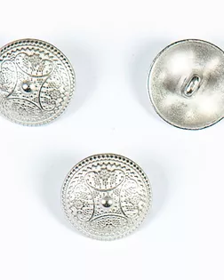 Пуговица на ножке серебро 19мм металл, 100шт арт. ПРС-4764-1-ПРС0033412 Пуговица на ножке серебро 19мм металл, 100шт арт. ПРС-4764-1-ПРС0033412