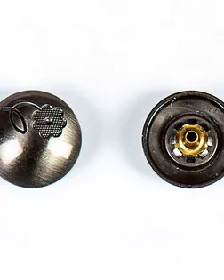 Кнопка альфа, омега 22мм цветной металл арт. ПРС-1994-4-ПРС0033846