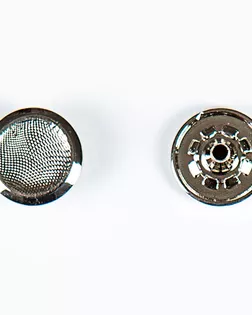 Кнопка альфа, омега 15мм цветной металл арт. ПРС-2029-1-ПРС0033888