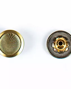 Кнопка альфа, омега 15мм цветной металл арт. ПРС-2029-3-ПРС0033890