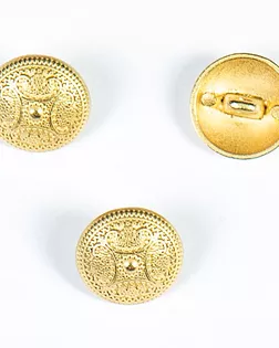 Купить Пуговицы цвет Матовое золото Пуговица на ножке 15мм металл, 100шт арт. ПРС-4788-1-ПРС0033992 оптом в Набережных Челнах