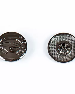 Кнопка альфа, омега 20мм цветной металл арт. ПРС-2133-2-ПРС0034137