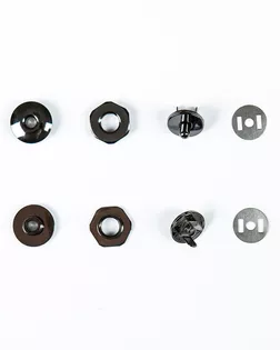 Кнопка магнитная на усиках 17мм металл арт. ПРС-2188-2-ПРС0034263