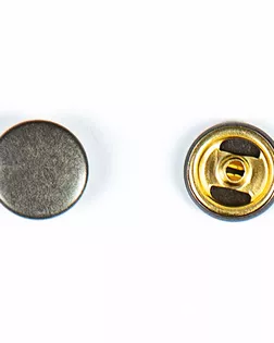 Кнопка альфа, омега 12мм цветной металл арт. ПРС-1184-2-ПРС0034798