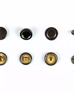 Кнопка плоское кольцо 15мм металл арт. ПРС-2495-1-ПРС0035124