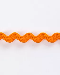 Тесьма-вьюнок оранжевый 5мм 100% полиэстер арт. ПРС-2737-4-ПРС0007250
