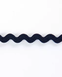 Тесьма-вьюнок синий 5мм 100% полиэстер арт. ПРС-2737-7-ПРС0007253