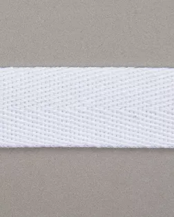 Лента киперная белый 22мм 99% вискоза/1% полиэстер арт. ПРС-3980-4-ПРС0007451 Лента киперная белый 22мм 99% вискоза/1% полиэстер арт. ПРС-3980-4-ПРС0007451