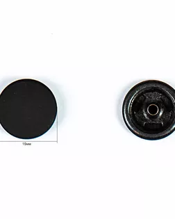 Кнопка альфа, омега 15мм цветной металл арт. ПРС-581-1-ПРС0020089