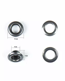 Люверс металлический черненый 5мм цветной металл арт. ПРС-798-4-ПРС0002074 Люверс металлический черненый 5мм цветной металл арт. ПРС-798-4-ПРС0002074