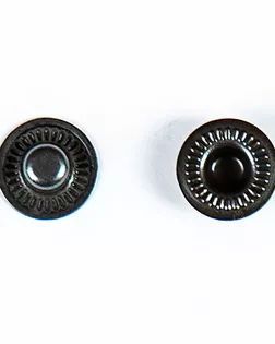 Часть кнопки, тип альфа, омега черненый 11,5мм металл арт. ПРС-918-3-ПРС0002318