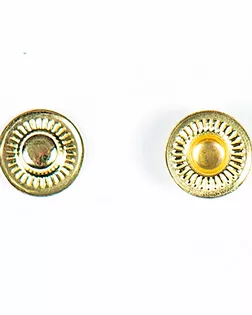 Часть кнопки, тип альфа, омега золото 11,5мм металл арт. ПРС-918-5-ПРС0002324