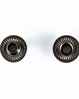 Часть кнопки, тип альфа, омега черный никель 11мм металл арт. ПРС-919-6-ПРС0002328