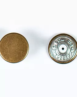 Пуговица джинсовая на фиксированной ножке 17мм металл арт. ПРС-1018-2-ПРС0002544