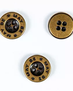 Пуговица 4 прокола латунь 16мм металл арт. ПРС-1027-1-ПРС0002574 Пуговица 4 прокола латунь 16мм металл арт. ПРС-1027-1-ПРС0002574