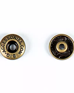 Часть кнопки, тип альфа, омега 13,5мм цветной металл арт. ПРС-1103-2-ПРС0002765