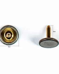 Кнопка клямерная 17мм цветной металл арт. ПРС-790-6-ПРС0030459