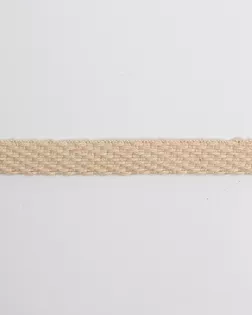 Шнур плоский плетеный 10мм 100% хлопок, 100м арт. ПРС-4366-1-ПРС00-00001308