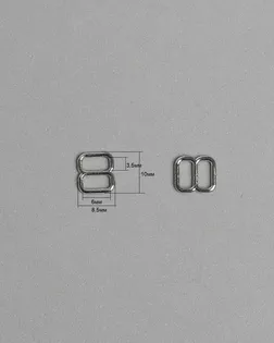 Рамка металлическая никель 6мм металл ZAMAK (цинко-алюминиевый сплав), 100шт арт. ПРС-4530-1-ПРС0001400