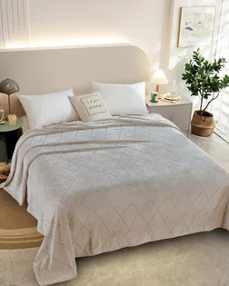 Велсофт Бамбук,ш.205см, пл.260гр/м2, рис. Ромб арт. ВСФТ-527-1-Б00234.007