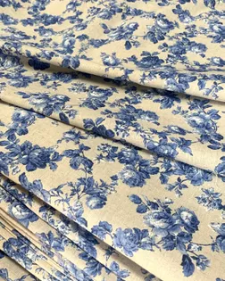 2-21  Ткань п/лен, п/вареный, нат цвет льна.30лен/70хб,140гр,ш 150 м № 1743/1  Розарий арт. ПЛЖ-64-1-Б00274.060