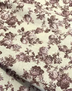 2-21  Ткань п/лен, п/вареный, нат цвет льна.30лен/70хб,140гр,ш 150 м № 1743/2  Розарий арт. ПЛЖ-65-1-Б00274.061