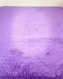 Велсофт Полоска, 100%ПЭ, шир. 205см, 250 г/м, цв.S258313 Темно-Сиреневый арт. ВСФТ-656-12-Б00116.028