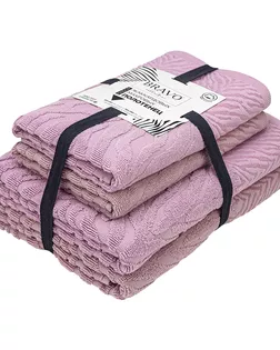 Набор полотенец УЗБ Жаккард м7742_22 50*80х2 + 70*130х2 сир арт. ТДИВН-5704-1-ТДИВН0151429