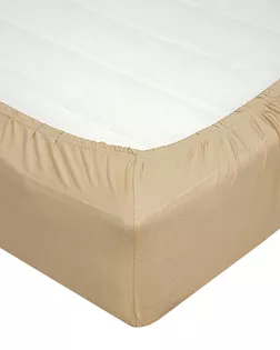 Простыня УЗБ трикотаж 140*200*20 беж арт. ТДИВН-5872-1-ТДИВН0154397