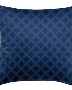 Наволочка К 45*45 декор Ромбы синий ИКР арт. ТДИВН-6817-1-ТДИВН0155144