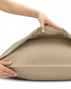 Комплект наволочек 70*70 Monocolor м401.20.21кSM 6152-1 какао арт. ТДИВН-6078-1-ТДИВН0155672