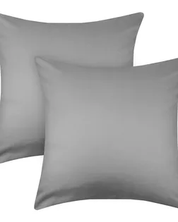 Комплект наволочек 70*70 Monocolor м401.20.21кSM 6157-1 св.серый арт. ТДИВН-6080-1-ТДИВН0155674