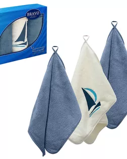 Набор полотенец НВ Мэн м9007 30*50 х 3шт арт. ТДИВН-6049-1-ТДИВН0156255