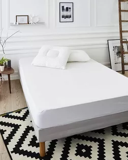 ПРОСТЫНЯ на рез 180*200 БРАВО м509.12.04 рис.5000 белый арт. ТДИВН-6387-1-ТДИВН0157204