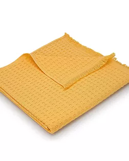 Полотенце УЗБ Вафельное м7790_06 XL 100*150 желт арт. ТДИВН-6498-1-ТДИВН0159153