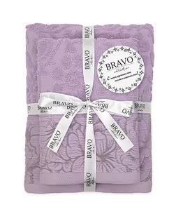 Набор полотенец УЗБ Узор м7791_22 50*70 + 70*120 сир арт. ТДИВН-6421-1-ТДИВН0159172