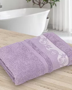 Махровое полотенце УЗБ Клэр м7795_22 M 50* 80 сир арт. ТДИВН-6436-1-ТДИВН0159204