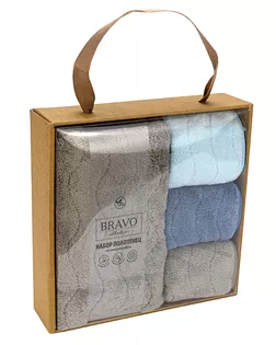 Набор полотенец НВ Спектр м9084_1 50*80 + 30*30х3шт арт. ТДИВН-6596-1-ТДИВН0161455